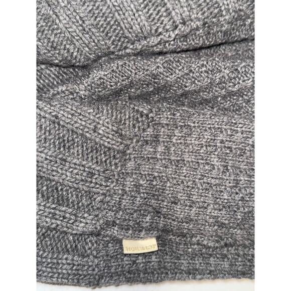 Hollister Gray Knit Long Sleeve Slim Cardigan Sweater Size Medium - Picture 5 of 9